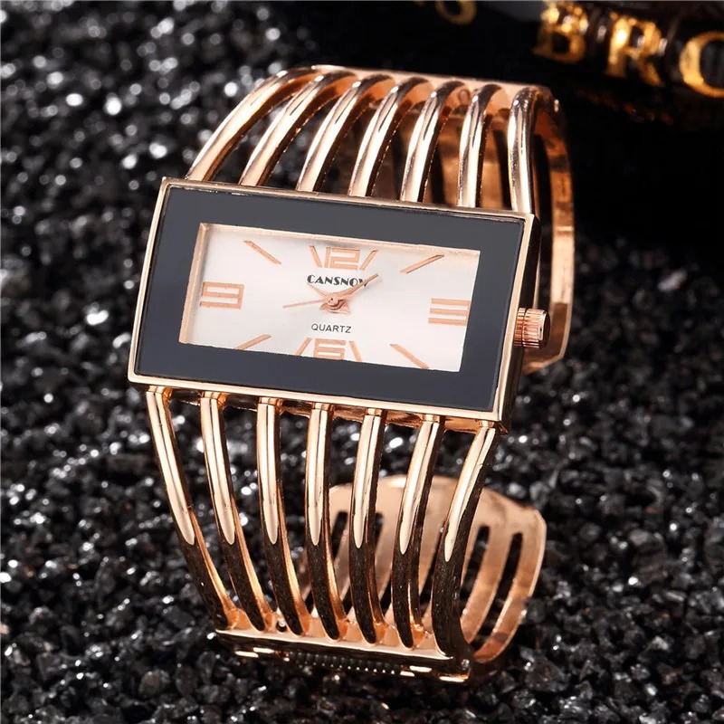 Women's Hollow Out Bracelet Watch | Creative Metal Quartz Wristwatch for Ladies - Image 6